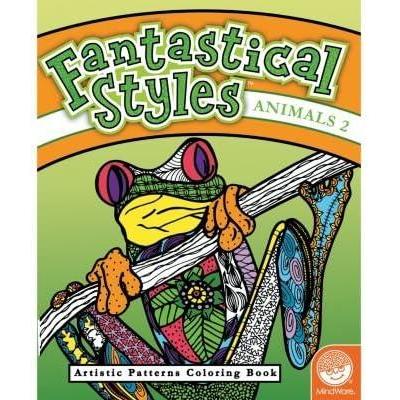 imageMindWare Fantastical Styles Funky Coloring Book Animals 2
