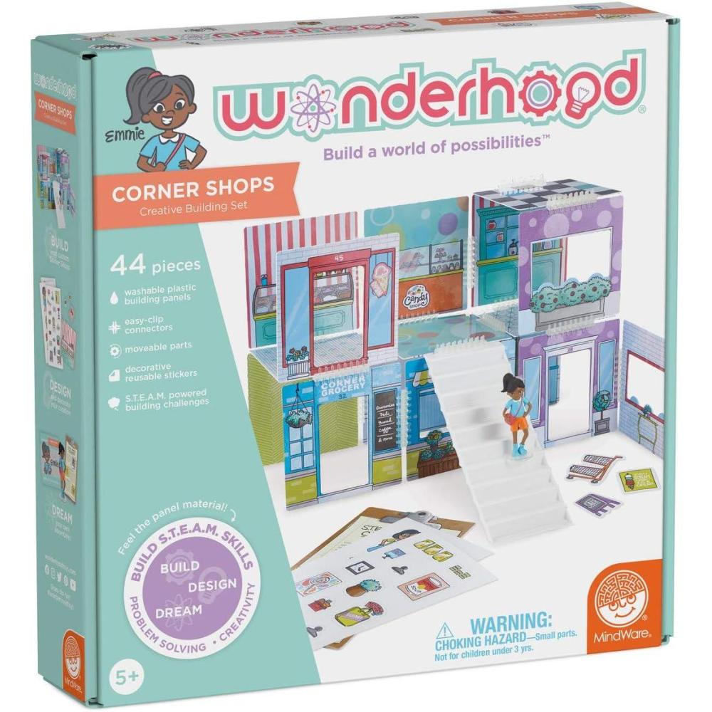 imageMindWare WONDERHOOD Pet PlaceCorner Shop 44 piece building set