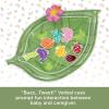 MindWare Sensory Sprouts Baby Water Mat, Inflatable Leaf-Shaped Tummy Time Play Mat with Floating Bugs for Sensory Play, Visual Tracking and Neck Strength Development for Babies 6 Months and Up