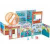 MindWare WONDERHOOD Village Set of 3- Dollhouse Building Sets and Character Figures