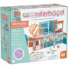 MindWare WONDERHOOD Village Set of 3- Dollhouse Building Sets and Character Figures