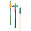 Sensory Genius by Mindware | Pencil Pushers | Pencil Accessories | Fidget Toys | Ages 5+ | 1 Player, Orange,Blue,Green