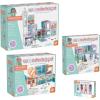 MindWare WONDERHOOD Village Set of 3- Dollhouse Building Sets and Character Figures