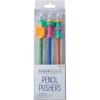 Sensory Genius by Mindware | Pencil Pushers | Pencil Accessories | Fidget Toys | Ages 5+ | 1 Player, Orange,Blue,Green
