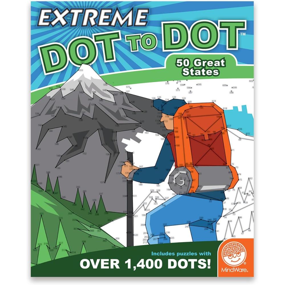 imageMindWare Extreme Dot to Dot 50 Great States Ages 8 ampamp up