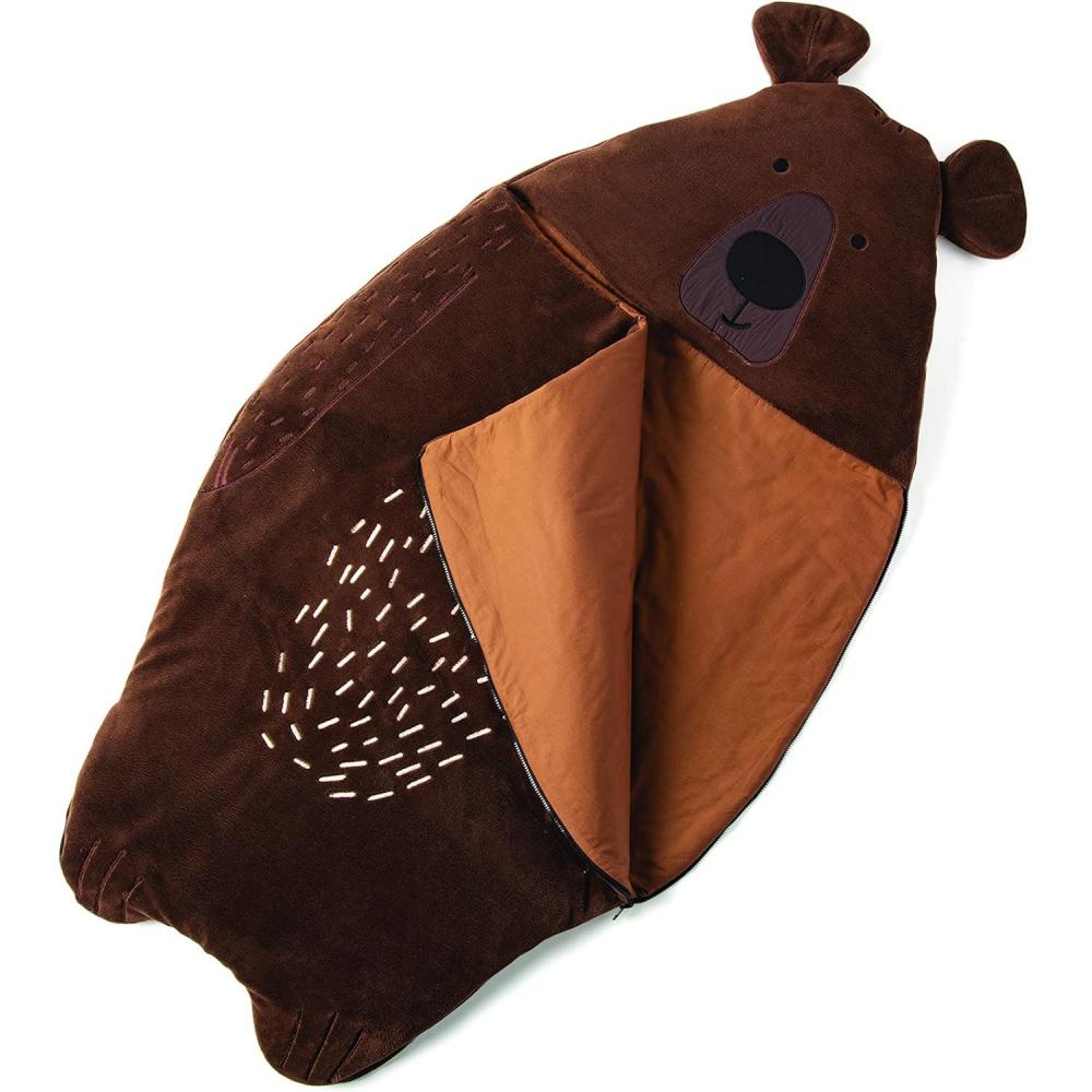 imageOh So Fun Bear Sleeping Bag Kids Sleeping Bags for Ages 3 ampamp Up