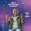 MindWare Air Hit Drum Kit with Bluetooth Air Drumsticks – Ages 4 and Up