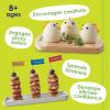 MindWare Best You Krafty Kitchen Breakfast Kit, Kids Cooking Set with Kid-Safe Knife and Tools, Hands-On Food Prep and Recipe Activities, Real Kitchen Learning for Kids Ages 7+