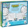 MindWare Color and Find Map Posters: The World and The United States of America – Large Coloring Posters for Kids Ages 6 & Up – Teach Geography, Landmarks and Cultures Around The World