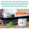 MindWare Foodie Fidgets Sushi Tray Set of Squishy Toys for Kids and Adults – Ages 5 and Up