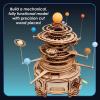 MindWare Gearjits: Solar System – Wooden 3D Building Puzzle for Teens & Adults – DIY Solar System Model – Fun for Parents Too! – Great STEAM Gifts for Ages 12+