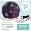MindWare Oh So Fun! Deluxe Glow-in-The-Dark Space Fort – Glow Fort for Kids & Teens Ages 3 & Up