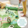 MindWare Oh So Fun! Mini Golf Set – Indoor & Outdoor Kids Golf Set with 7 Obstacles for Ever-Changing Golf for Kids Experience – Enhances Hand-Eye Coordination and Critical Thinking – Ages 3 and Up