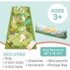 MindWare Oh So Fun! Mini Golf Set – Indoor & Outdoor Kids Golf Set with 7 Obstacles for Ever-Changing Golf for Kids Experience – Enhances Hand-Eye Coordination and Critical Thinking – Ages 3 and Up