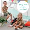 MindWare Oh So Fun Plush Campfire Set, Pretend Camping Playset with Soft Fire Pit and S’Mores Accessories for Imaginative Indoor Play, Kids Ages 3+, Pretend Play Gift for Kids