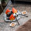 MindWare Oh So Fun Plush Campfire Set, Pretend Camping Playset with Soft Fire Pit and S’Mores Accessories for Imaginative Indoor Play, Kids Ages 3+, Pretend Play Gift for Kids