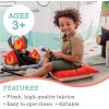 MindWare Oh So Fun Plush Campfire Set, Pretend Camping Playset with Soft Fire Pit and S’Mores Accessories for Imaginative Indoor Play, Kids Ages 3+, Pretend Play Gift for Kids