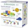 MindWare Q-BA-Maze 2.0 Grand Prix Racing Set – Marble Run Building Toy with Motion-Activated Lights, Ages 8 and Up