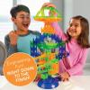 MindWare Q-BA-Maze 2.0 Super Race Set, STEM Marble Run Building Kit with Turbo Launcher and Racing Tracks, Creative Engineering Toy for Kids Ages 6+, Logic and Construction Gift