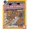 MindWare Color by Number Color Counts Animals – Animal-Themed Coloring Book for Kids and Adults, 22 Hidden-Image Designs, Ages 6 and Up