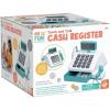 MindWare Oh So Fun! Cash Register with Double-Sided Teach and Talk Design, Scanner, Large Drawer & Play Money Accessories for Kids & Toddlers