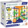 MindWare Q-BA-Maze 2.0 Grand Prix Racing Set – Marble Run Building Toy with Motion-Activated Lights, Ages 8 and Up