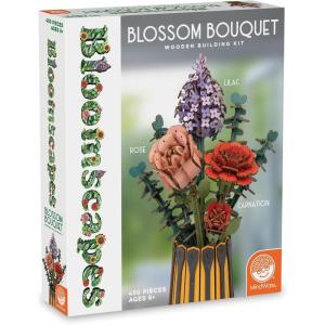 MindWare Bloomscapes Blossom Bouquet Wooden Flower Building Kit – Ages 8 and Up