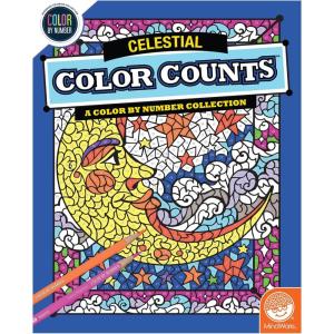 MindWare Color by Number Color Counts (Celestial)