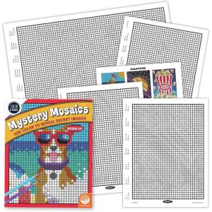 MindWare Color by Number Mystery Mosaics: (Book 1)(Book 14)