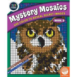 MindWare Color by Number Mystery Mosaics: (Book 1)(Book 3)