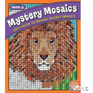 MindWare Color by Number Mystery Mosaics: (Book 1)(Book 8)
