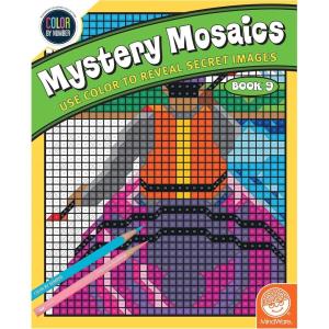 MindWare Color by Number Mystery Mosaics: (Book 1)(Book 9)