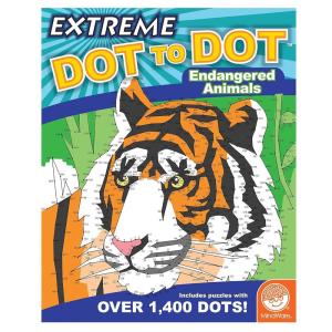 MindWare Extreme Dot to Dot Coloring: Endangered Animals