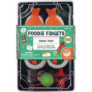 MindWare Foodie Fidgets Sushi Tray Set of Squishy Toys for Kids and Adults – Ages 5 and Up