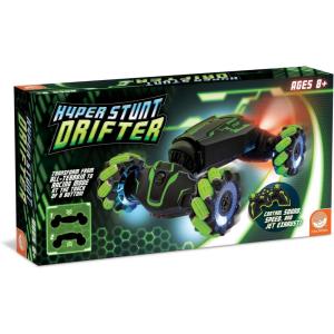 MindWare Hyper Stunt Drifter Remote Control Car – 360° Rotating 4WD RC Car for 8 Year Olds and Up