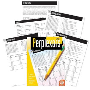 MindWare Perplexors Level C – Critical Thinking and Logic Puzzle Workbook for Grades 6 to 7