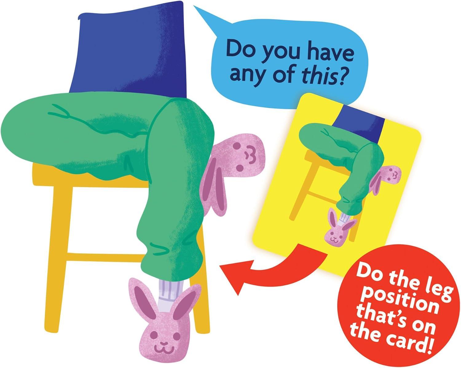 imageMindWare Legs Crossed The Silly GetUp ampamp GoFish Card Game for Kids ampamp Adults