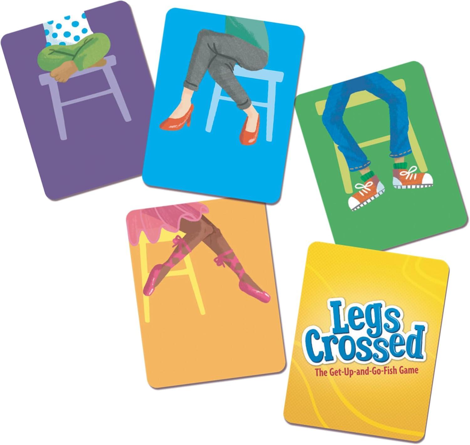 imageMindWare Legs Crossed The Silly GetUp ampamp GoFish Card Game for Kids ampamp Adults