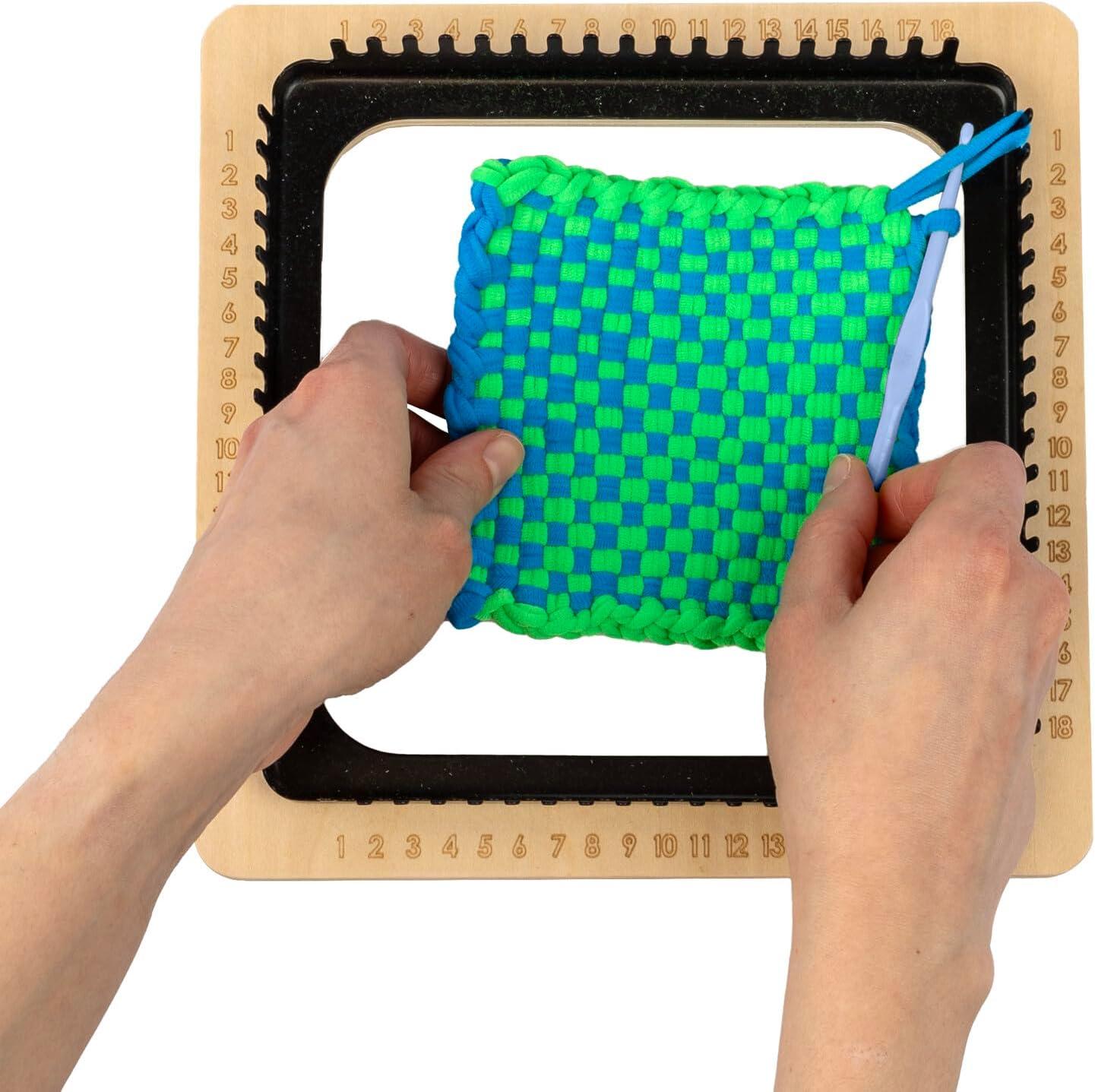 imageMindWare Make Your Own Potholder Weaving Loom Kit ampamp Loops Refill Set Ages 8 and Up