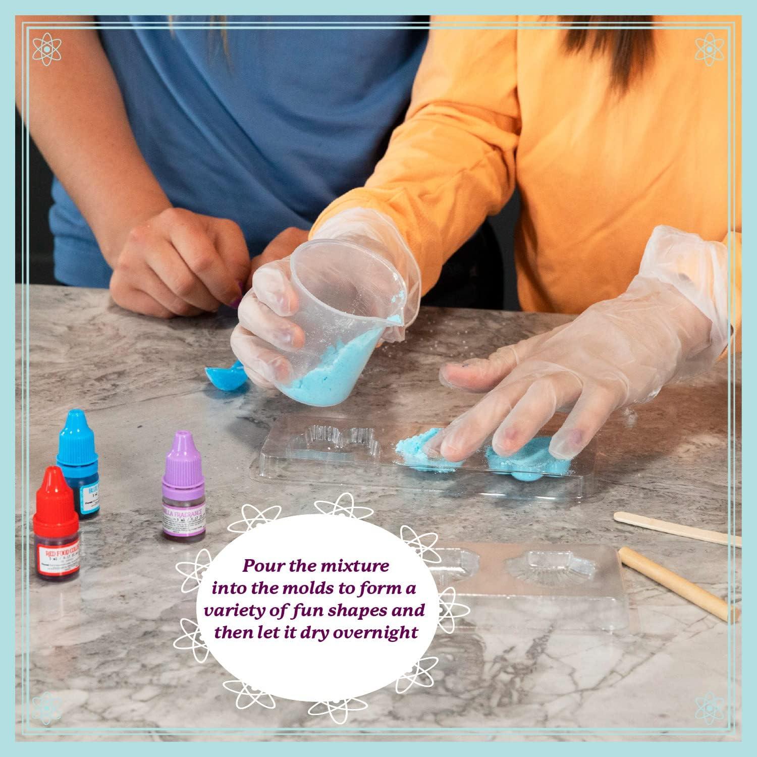 imageMindWare Science Academy Bath Bomb lab A 20pc DIY Experiment kit for Boys ampamp Girls Make 4 Bath Bomb Experiments Great Gift for Children ampamp Teenagers