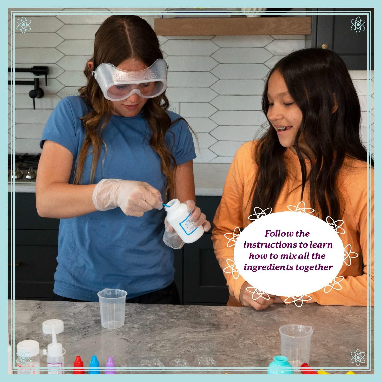 imageMindWare Science Academy Bath Bomb lab A 20pc DIY Experiment kit for Boys ampamp Girls Make 4 Bath Bomb Experiments Great Gift for Children ampamp Teenagers