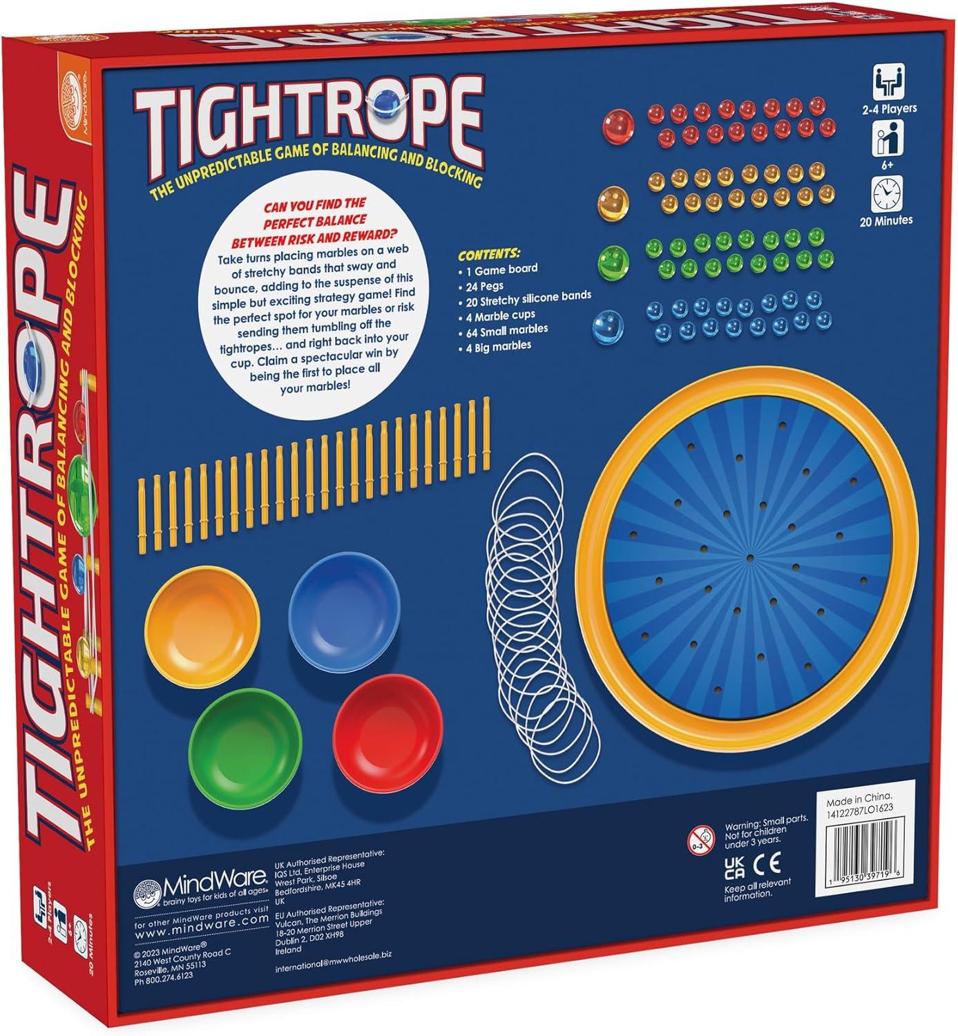 imageMindWare Tightrope Strategy Board Game Fun for Classrooms 24 Players 20 Min Play Time Ages 6 ampamp Up