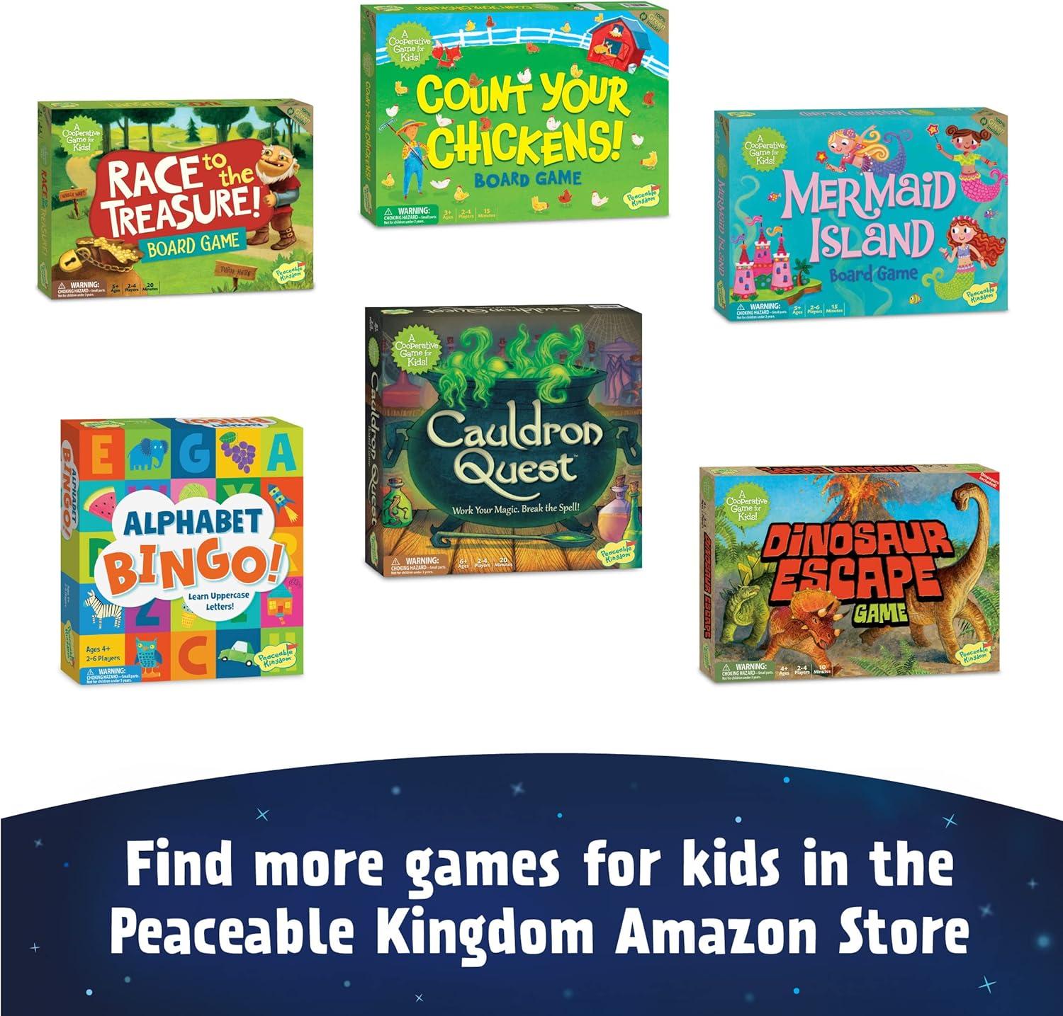 imagePeaceable Kingdom Space Escape Cooperative Strategy Space Adventure Game by The Inventor of Pandemic Use Teamwork to Win Great for Families with Kids Ages 7 ampamp up