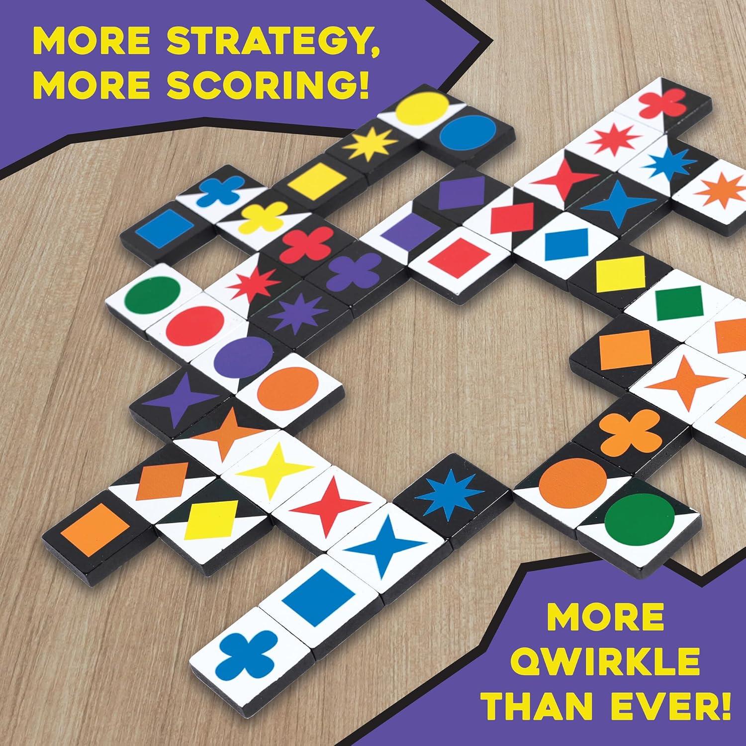 imageQwirkle Flex Edition Classic Qwirkle with a New Twist Increased Strategy ampamp Replayability Ages 8 24 Players