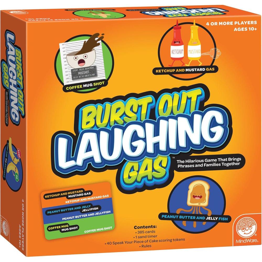 imageMindWare Burst Out Laughing Gas Family Game Night Favorite Card Games for Teens ampamp Adults
