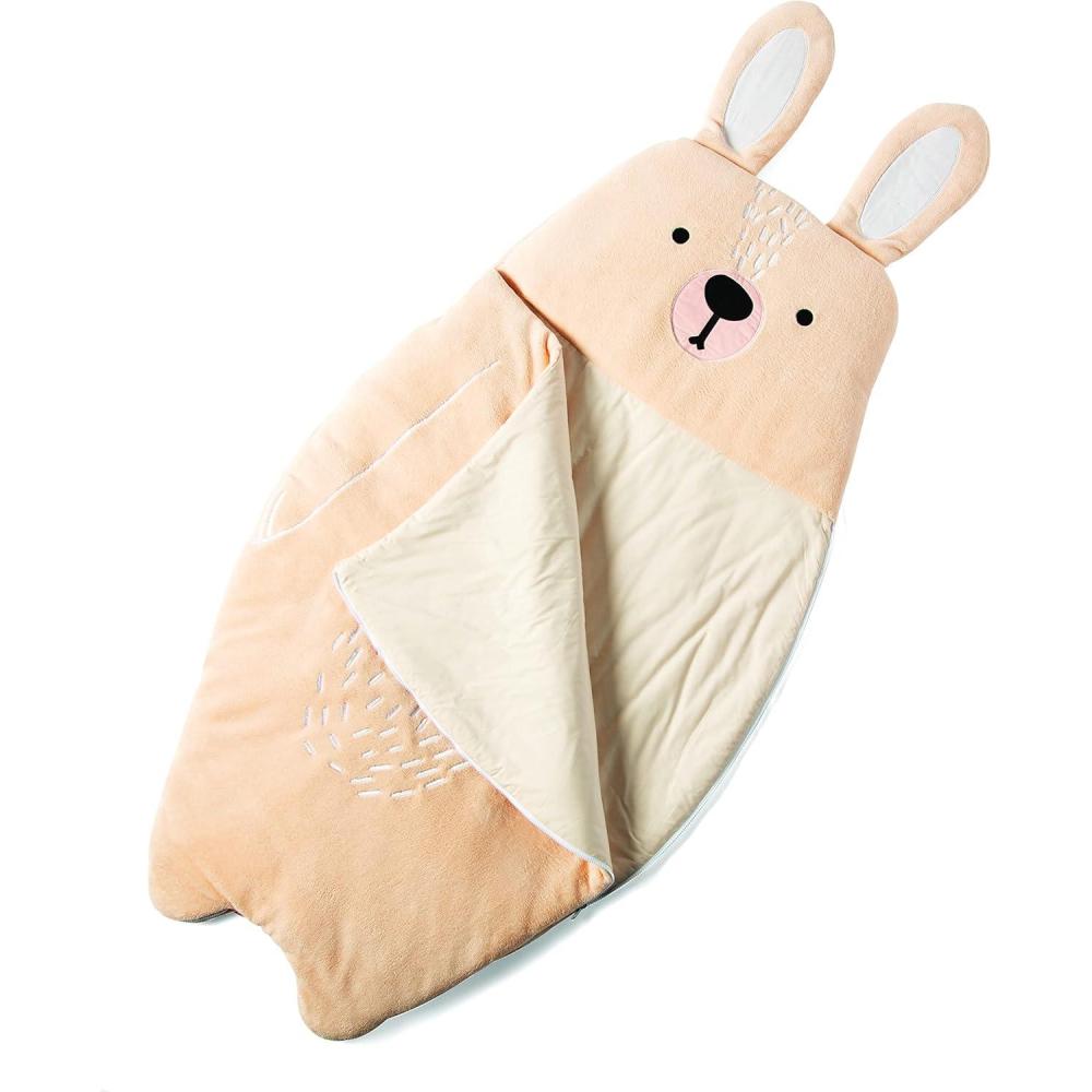 imageMindWare Oh So Fun Bunny Sleeping Bag Child Sleeping Bag for Kids Ages 3 ampamp Up