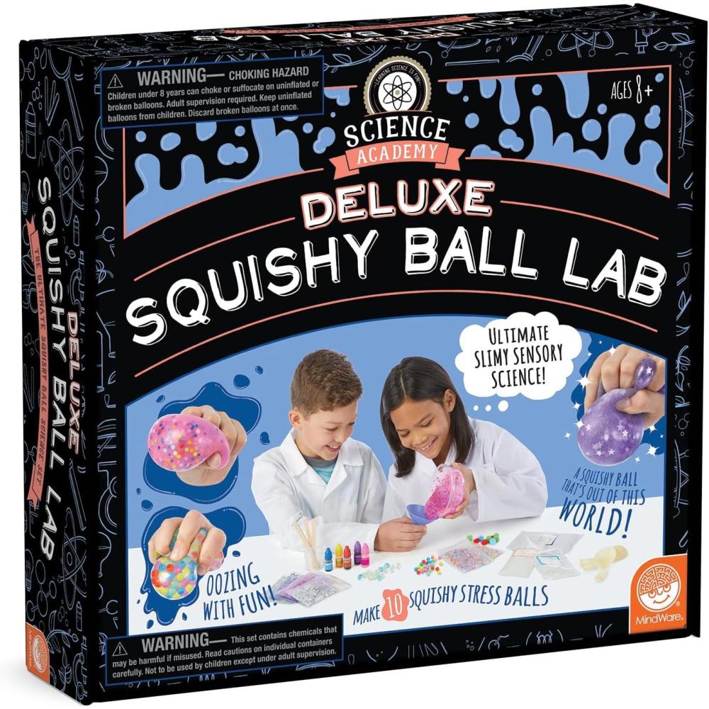 imageMindWare Science Academy Deluxe Squishy Ball Lab Includes All Ingredients to Make 10 Squishy Balls Ages 8 and Up