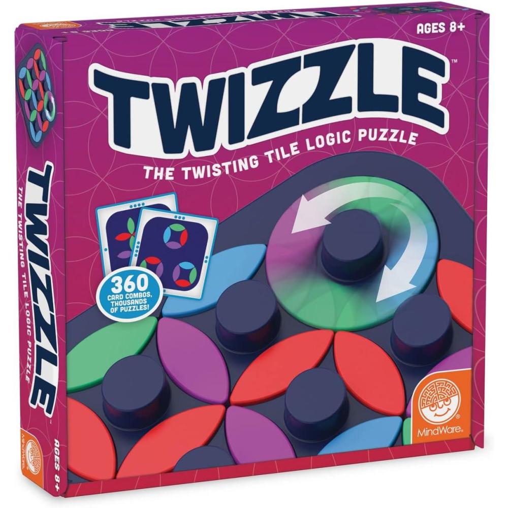 imageMindWare Twizzle Game The Twisting Tile Logic Puzzle Pattern Matching Game for Ages 8 ampamp Older
