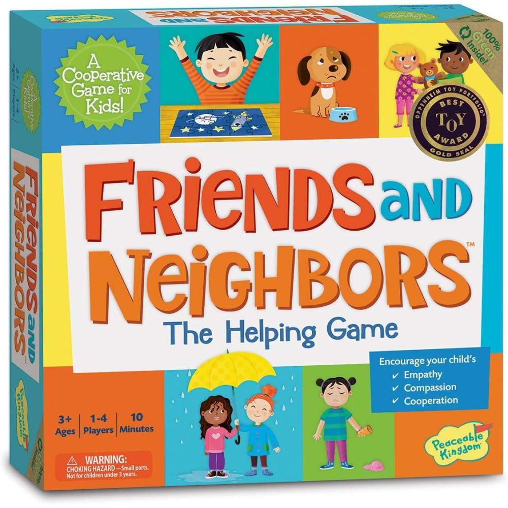 imagePeaceable Kingdom Friends and Neighbors The Helping Game Emotional Development Cooperative Game for Kids