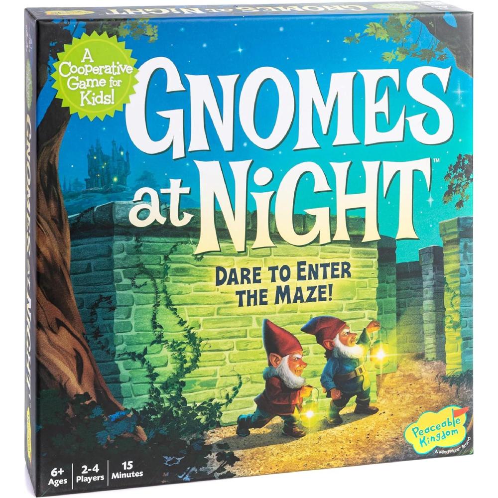 imagePeaceable Kingdom Gnomes at Night A Cooperative Maze Game for 2 to 4 Kids Ages 6
